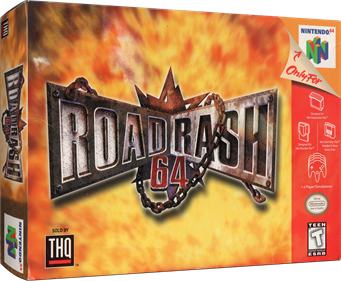 Road Rash 64 - Box - 3D Image