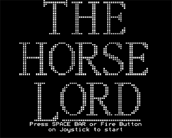 The Horse Lord - Screenshot - Game Title Image