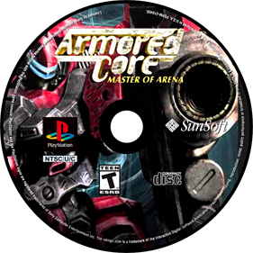 Armored Core: Master of Arena - Fanart - Disc Image
