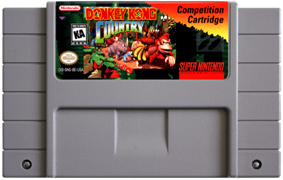 Donkey Kong Country: Blockbuster World Video Game Championship II - Fanart - Cart - Front Image