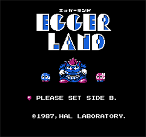 Egger Land - Screenshot - Game Title Image
