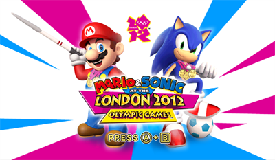 Mario & Sonic at the London 2012 Olympic Games - Screenshot - Game Title Image