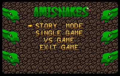 AmiSnakes - Screenshot - Game Title Image