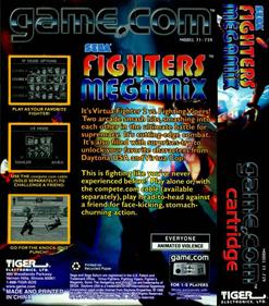 Fighters Megamix - Box - Back Image