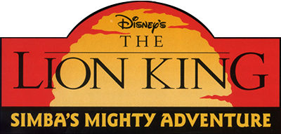 Disney's The Lion King: Simba's Mighty Adventure - Clear Logo Image