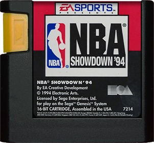 NBA Showdown '94 - Cart - Front Image