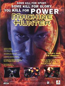 Machine Hunter - Advertisement Flyer - Front Image