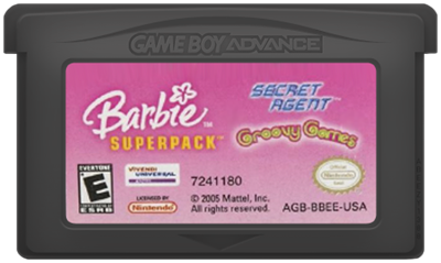 Barbie Superpack: Secret Agent Barbie & Barbie: Groovy Games - Fanart - Cart - Front Image