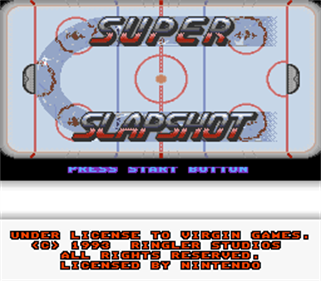 Super Slap Shot - Screenshot - Game Title Image