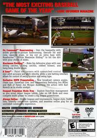 Major League Baseball 2K5 - Box - Back Image