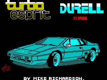 Turbo Esprit - Screenshot - Game Title Image