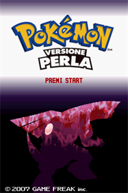 Pokémon Pearl Version - Screenshot - Game Title Image