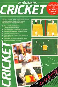 Ian Botham's Cricket - Advertisement Flyer - Front Image