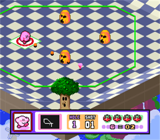 Kirby's Dream Course - Screenshot - Gameplay Image