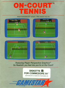 On-Court Tennis - Box - Front - Reconstructed Image