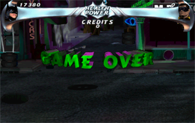 Batman Forever - Screenshot - Game Over Image