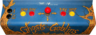 Ghosts'n Goblins - Arcade - Control Panel Image