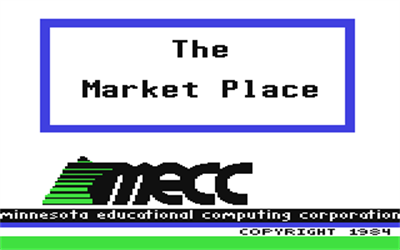 The Market Place - Screenshot - Game Title Image