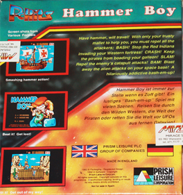 Hammer Boy - Box - Back Image