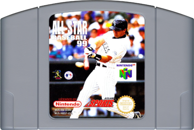 All-Star Baseball '99 - Cart - Front Image