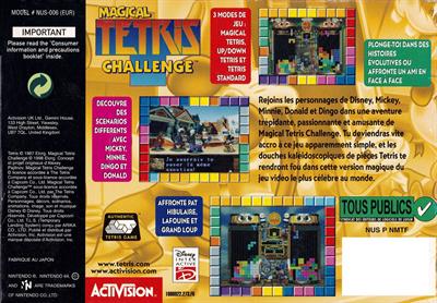 Magical Tetris Challenge - Box - Back Image