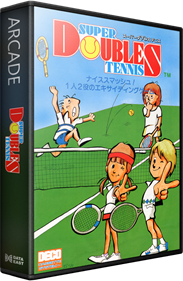Super Doubles Tennis - Box - 3D Image