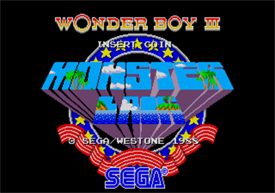 Wonder Boy III: Monster Lair - Screenshot - Game Title Image