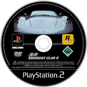 Midnight Club II - Disc Image