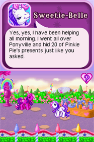 My Little Pony: Pinkie Pie's Party - Screenshot - Gameplay Image