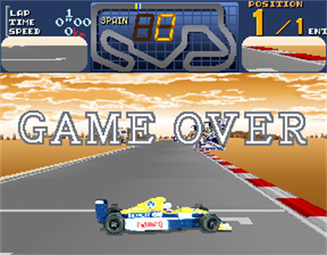 Final Lap 3 - Screenshot - Game Over Image