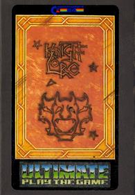 Knight Lore - Fanart - Box - Front Image