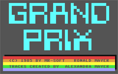 Grand Prix (Computronic) - Screenshot - Game Title Image