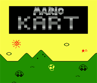 Mario Kart (pacnsacdave) - Screenshot - Game Title Image