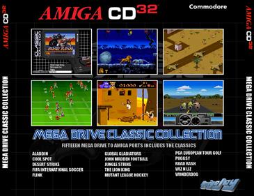 Megadrive Classic Collection - Box - Back - Reconstructed Image