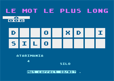 Des Chiffres et des Lettres - Screenshot - Gameplay Image