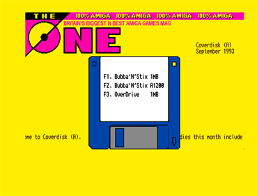 The One #60: Amiga - Screenshot - Game Select Image