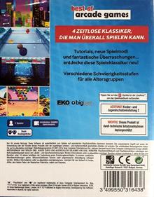 Best of Arcade Games - Box - Back Image