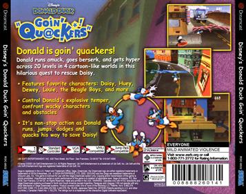 Donald Duck: Goin' Quackers - Box - Back - Reconstructed Image