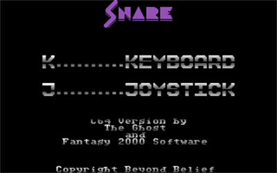 Snare (Beyond Belief) - Screenshot - Game Title Image