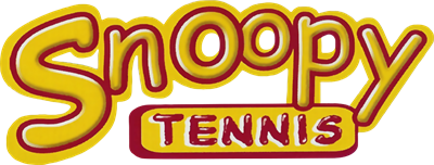 Snoopy Tennis - Clear Logo Image