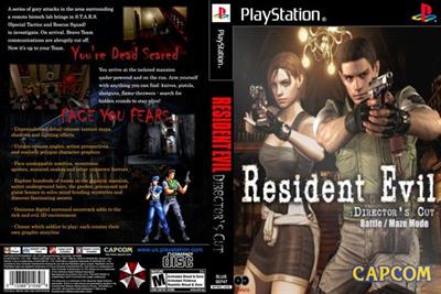 Resident Evil: Ultimate Director's Cut Battle Maze Mode - Box - Back Image