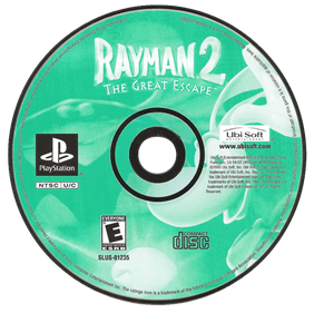 Rayman 2: The Great Escape - Disc Image