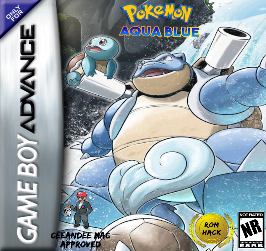 Pokemon Water Blue GBA Rom Hack -  Hong Kong