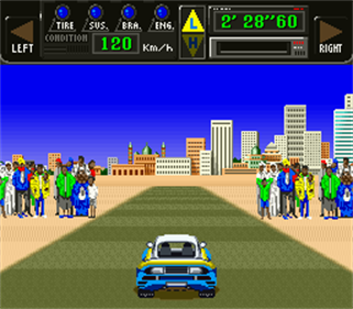 Jaleco Rally Big Run: The Supreme 4WD Challenge - Screenshot - Gameplay Image