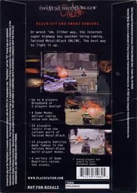 Twisted Metal: Black Online  - Box - Back Image