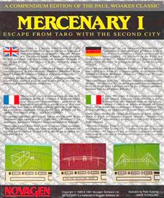 Mercenary: Compendium Edition - Box - Back Image