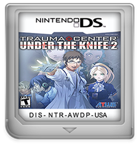 Trauma Center: Under the Knife 2 - Fanart - Cart - Front