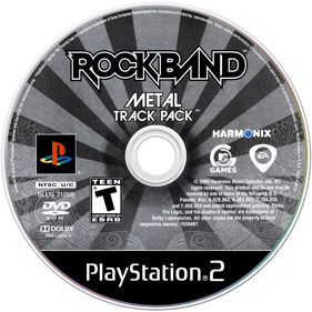 Rock Band: Metal Track Pack - Disc Image