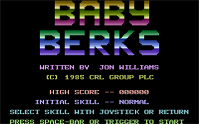 Baby Berks - Screenshot - Game Title Image