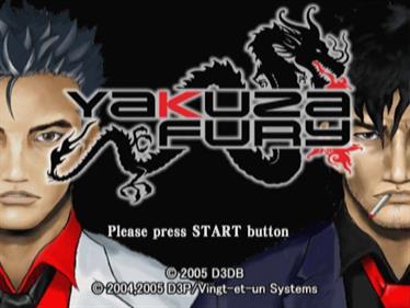 Yakuza Fury - Screenshot - Game Title Image
